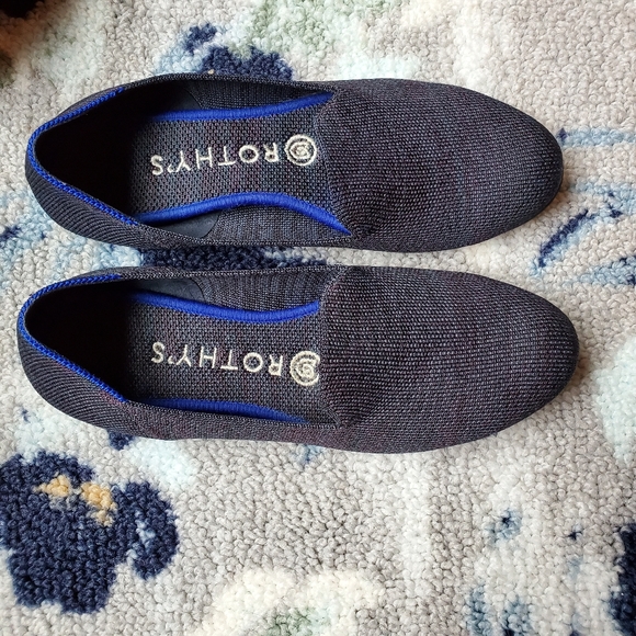 rothys navy heather